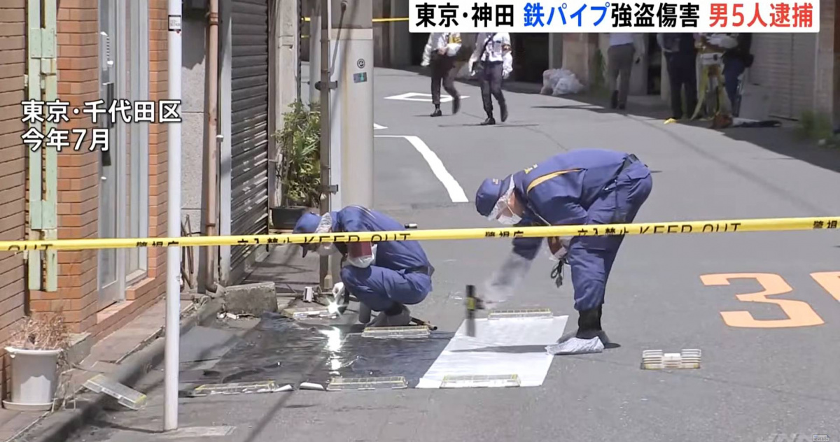 2台男東京街頭「遭鐵棒毆打」！5日男...